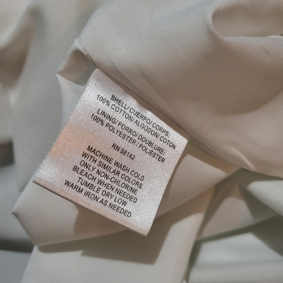 Clover And Sloane Women's Green And White Tropical Off-the-Shoulder Dress XS - Picture 11 of 11